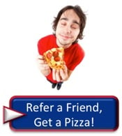 Help a friend buy Donegal car insurance near or in Reading PA, Philadelphia, Harrisburg, Allentown, Erie, Pittsburgh, Lancaster, or York and get a free pizza